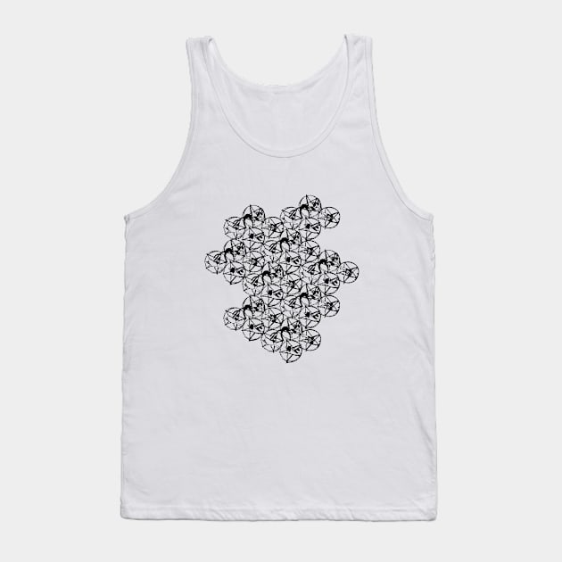 Cats and Pentagrams Tank Top by LesleyW